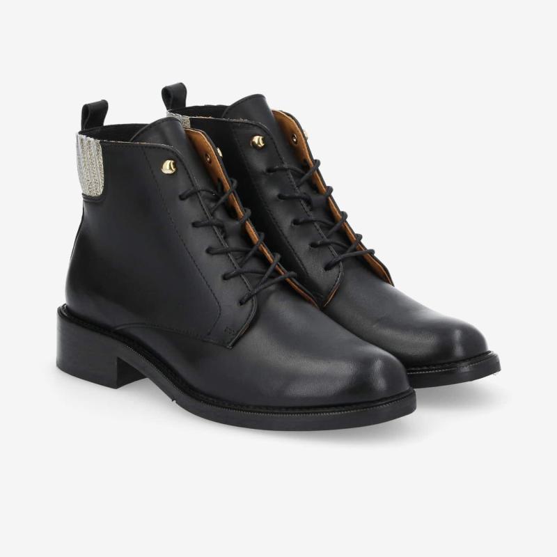 CANDIDE DESERT BOOTS - NAPPA/FUTURA  -  NOIR/DORE